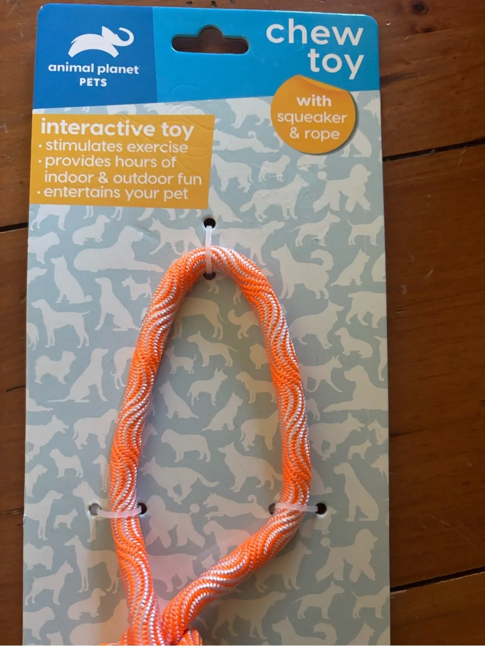 Animal Planet Carrot Dog Chew Toy.